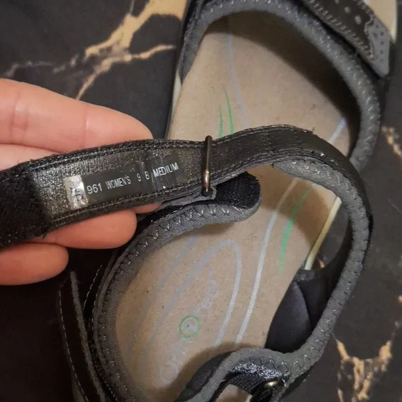 Orthofeet Comfort Black Sandals - Picture 5 of 5